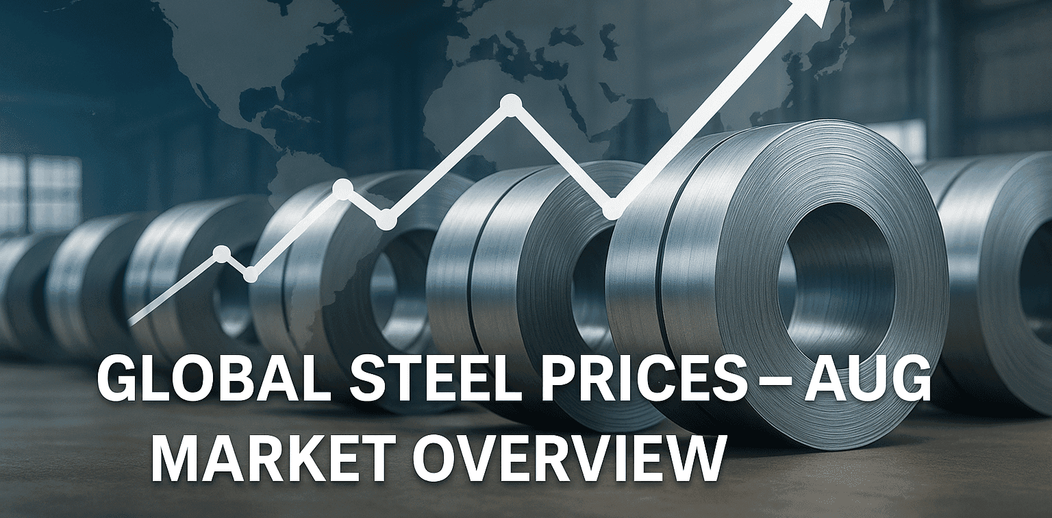 Steel Prices Are Surging in August 2025 — What Importers & Traders Must Know